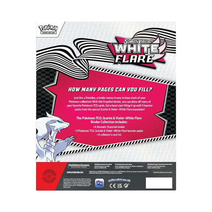 Pokémon TCG Scarlet &amp; Violet 10.5 White Flare Binder Box