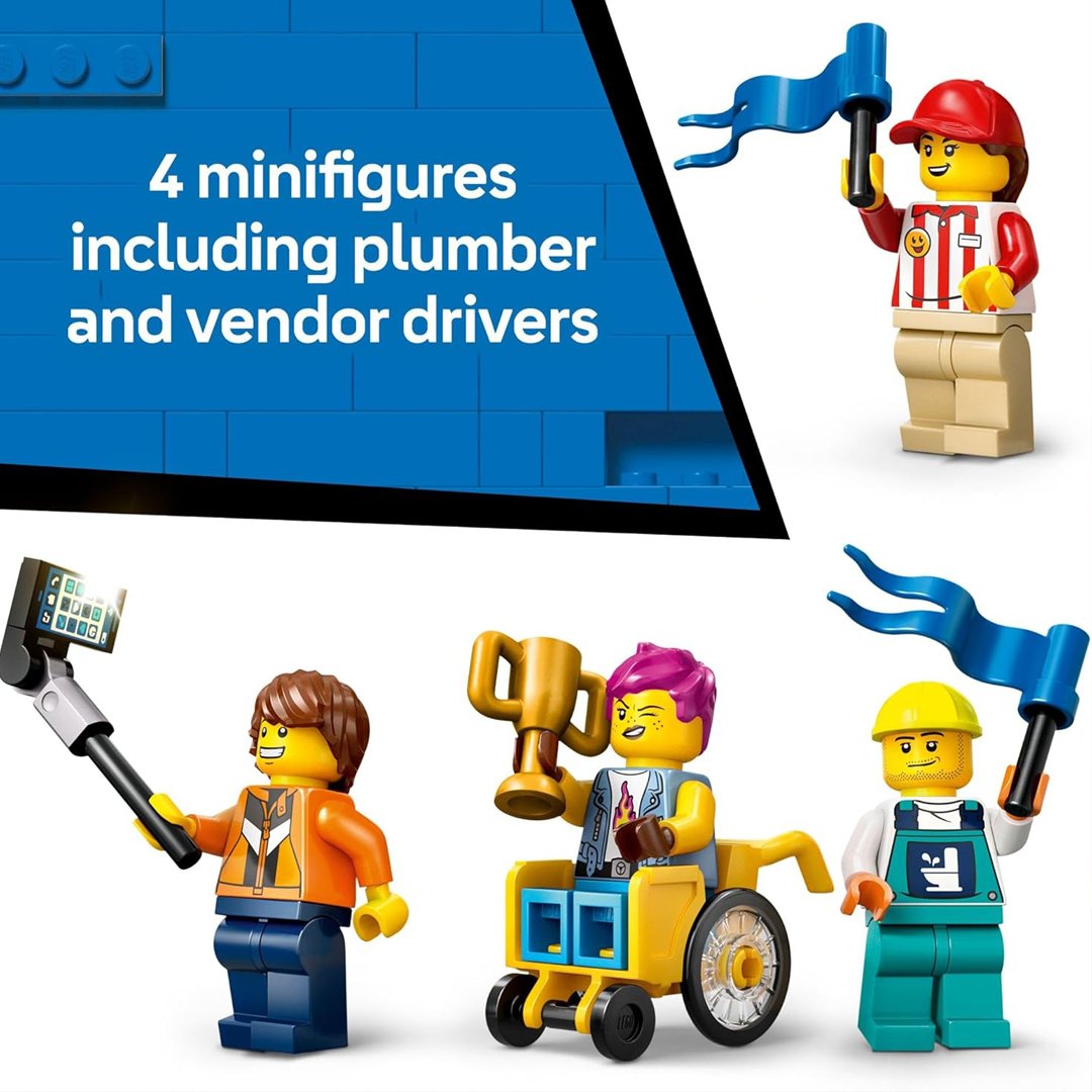 LEGO City No Limits Race Car Ramp Track Building Toy with Soap