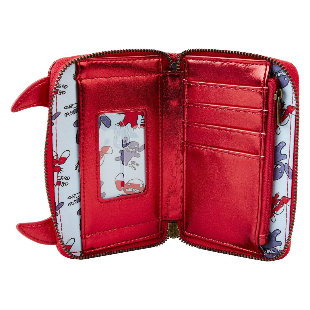 Loungefly Disney Stitch Devil Cosplay Zip-Around Wallet