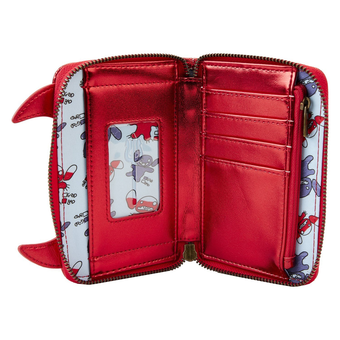 Loungefly Disney Stitch Devil Cosplay Zip-Around Wallet