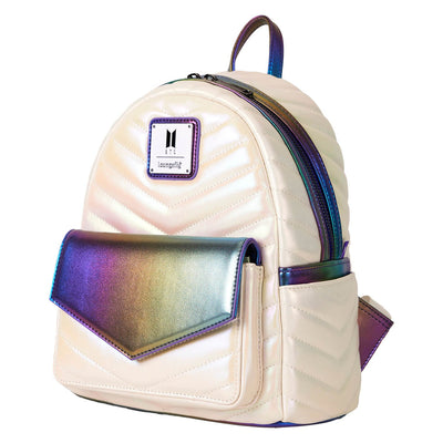 Loungefly Funko Pop! By Loungefly BTS Iridescent Quilted Mini Backpack