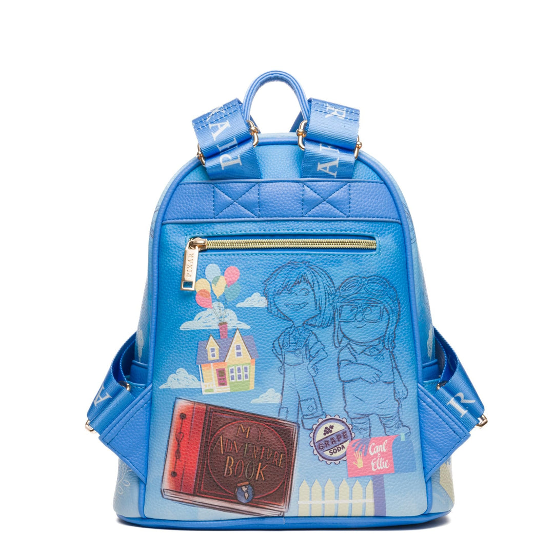 WondaPop Disney Pixar UP Carl and Ellie 11" Mini Backpack - Back Design