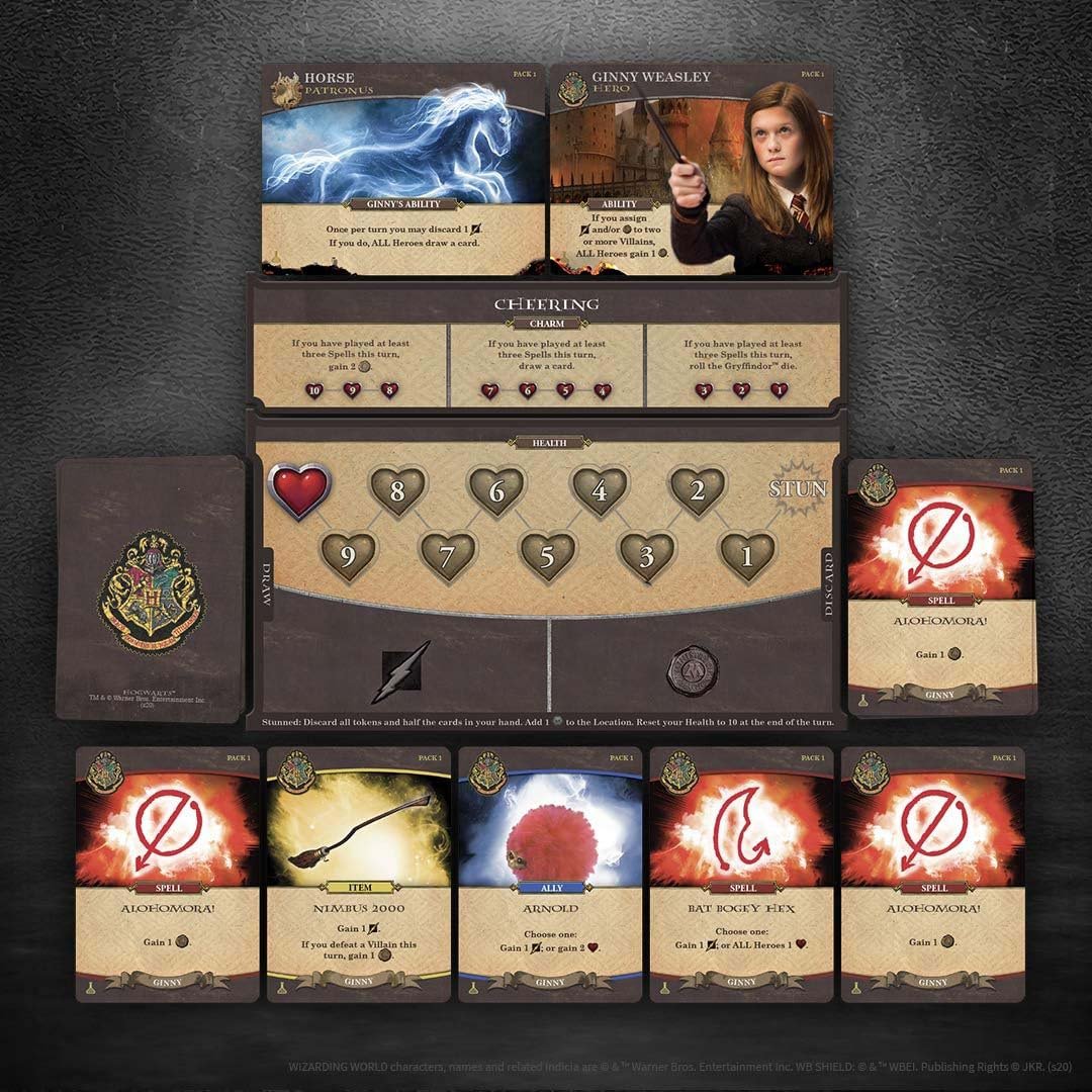 USAopoly Harry Potter: Hogwarts Battle - The Charms and Potions Expansion Card Game