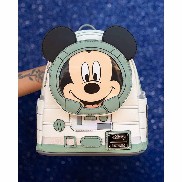 Loungefly Disney Glow in the Dark Mickey Mouse Spaceman Cosplay Mini Backpack - 707 Street Exclusive