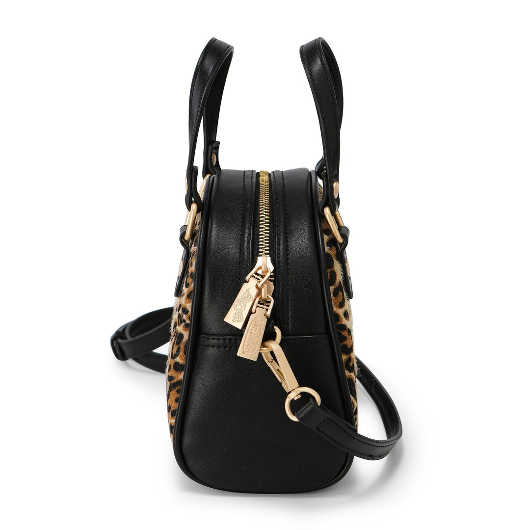 Von Dutch Womens Pony Hair Bowling Bag – Stylish Women&