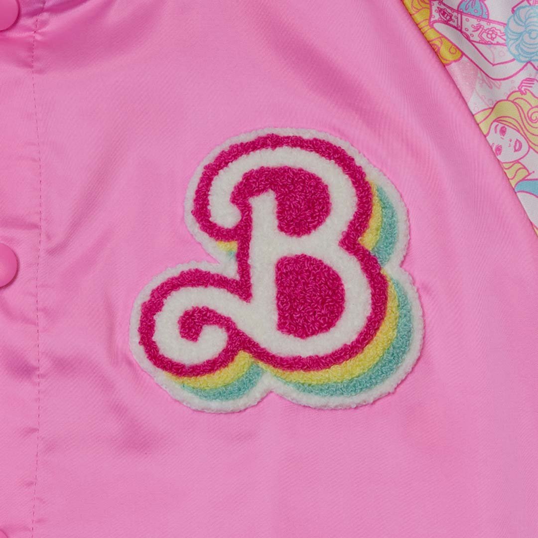 Loungefly Mattel Barbie 65th Anniversary Bomber Jacket - Front