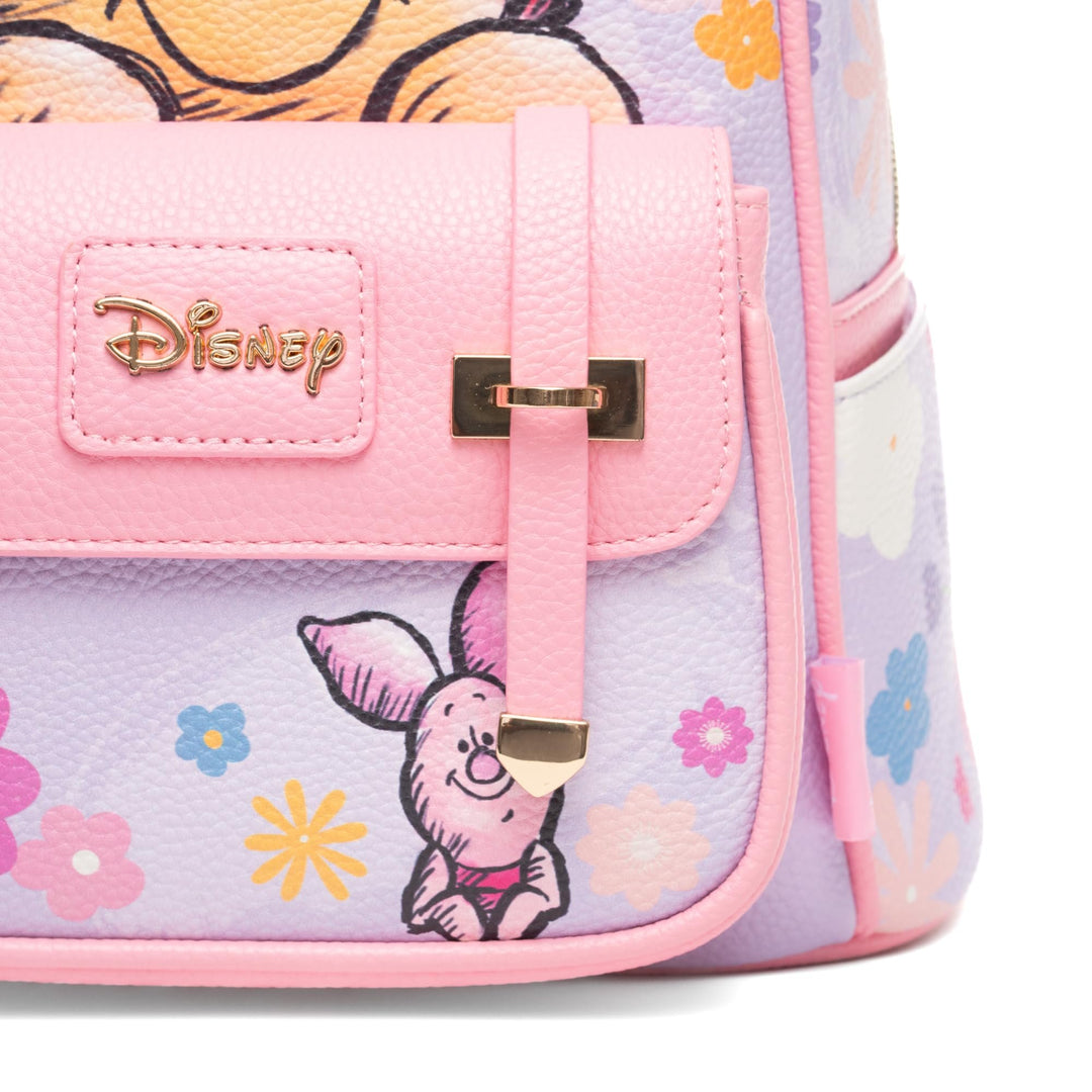 Wondapop Disney Winnie the Pooh and Friends Tree House 11" Vegan Leather Fashion Mini Backpack