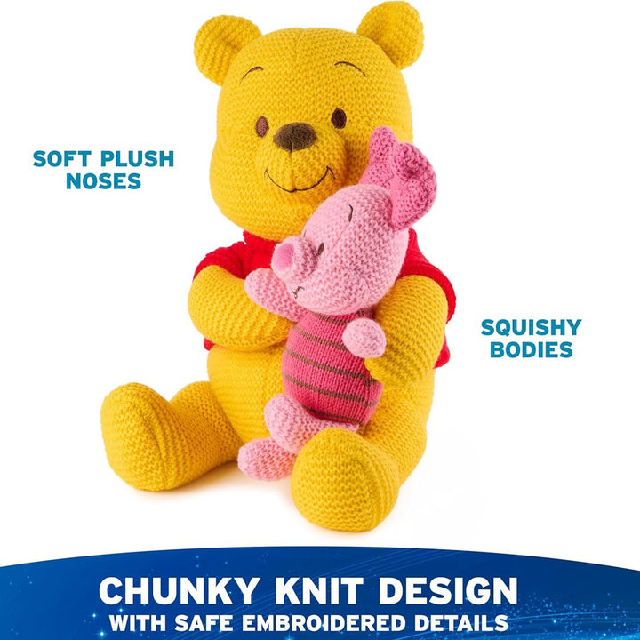 GUND Disney Pooh and Piglet Knit 10" Plush Toy