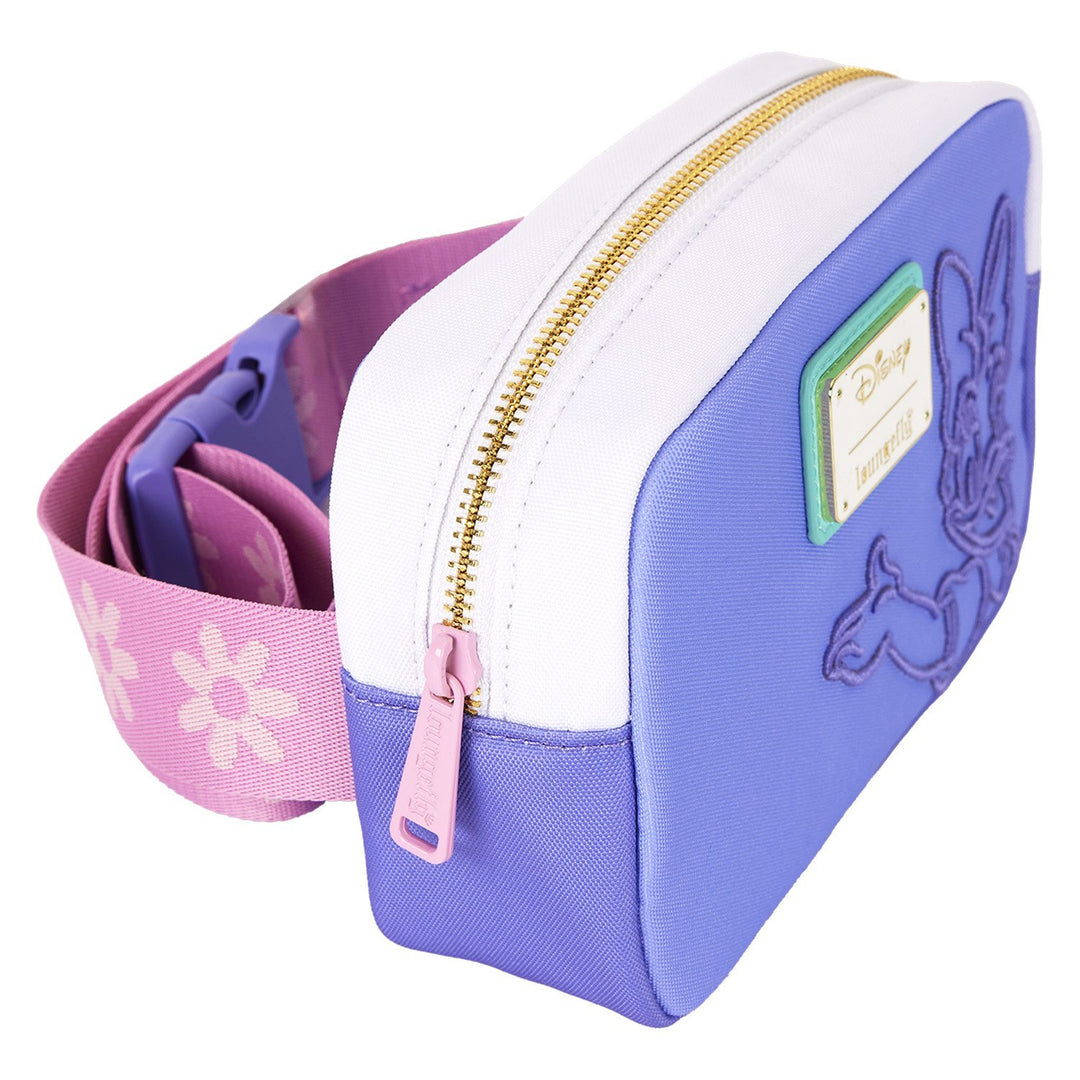 Loungefly Disney Daisy Duck 85th Anniversary Nylon Sling Crossbody Bag with Coin Bag