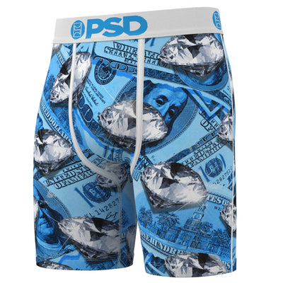 PSD Underwear Men's High Roller Boxer Briefs 3-Pack