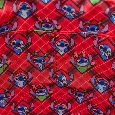 Loungefly Disney Lilo & Stitch Holiday Tote Crossbody Bag