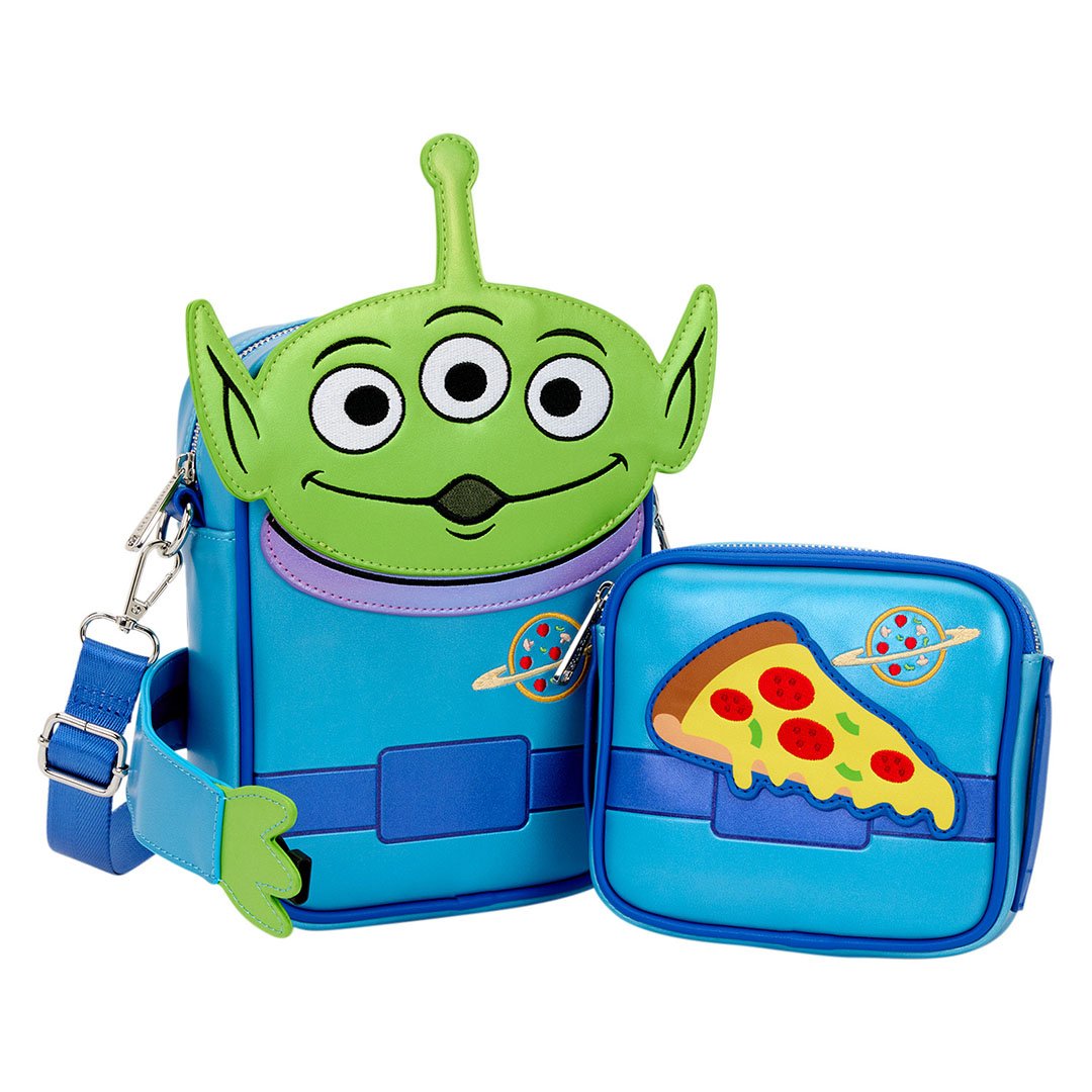 Loungefly Pixar Toy Story 30th Anniversary Aliens Crossbuddies Crossbody Bag