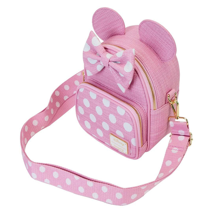 Loungefly Disney Minnie Mouse Straw Cosplay Mini Convertible Bag