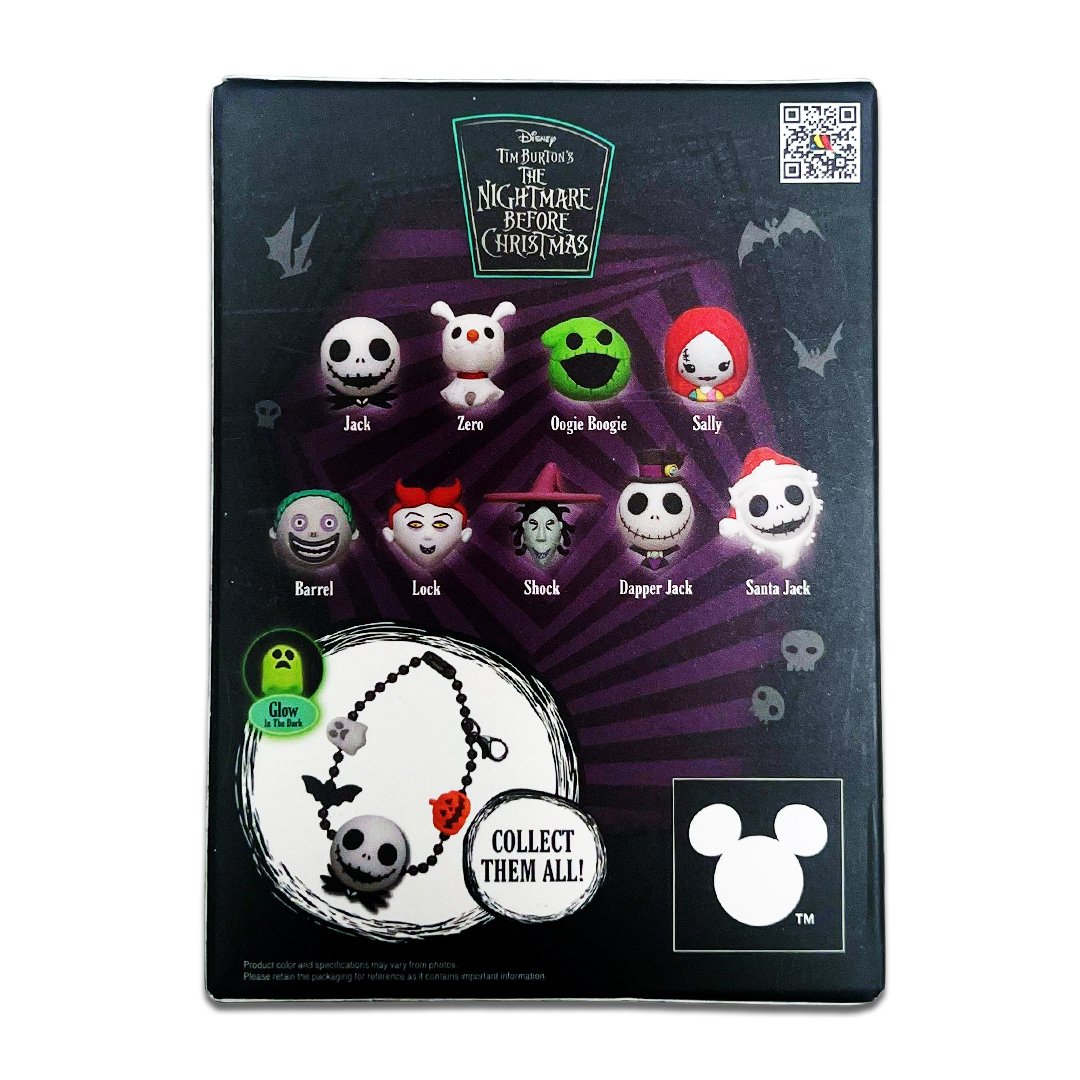 Nightmare Before Christmas Charm 3D Foam Bag Clip Blind Bag