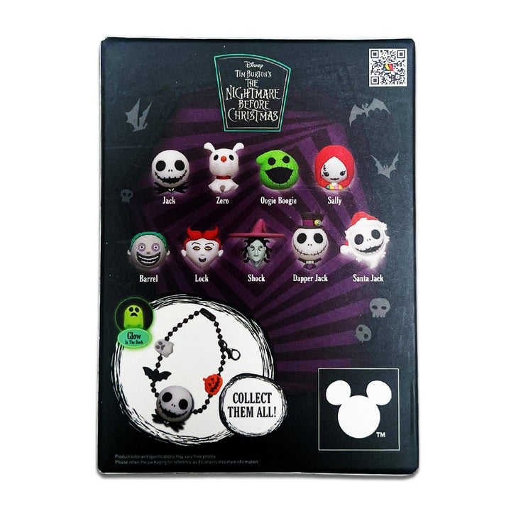 Nightmare Before Christmas Charm 3D Foam Bag Clip Blind Bag