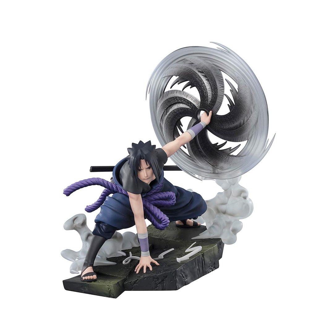 TAMASHII NATIONS - Naruto Shippuden - Sasuke Uchiha Figuarts ZERO Figure (The Light &amp; Dark of the Mangekyo Sharingan Ver.)