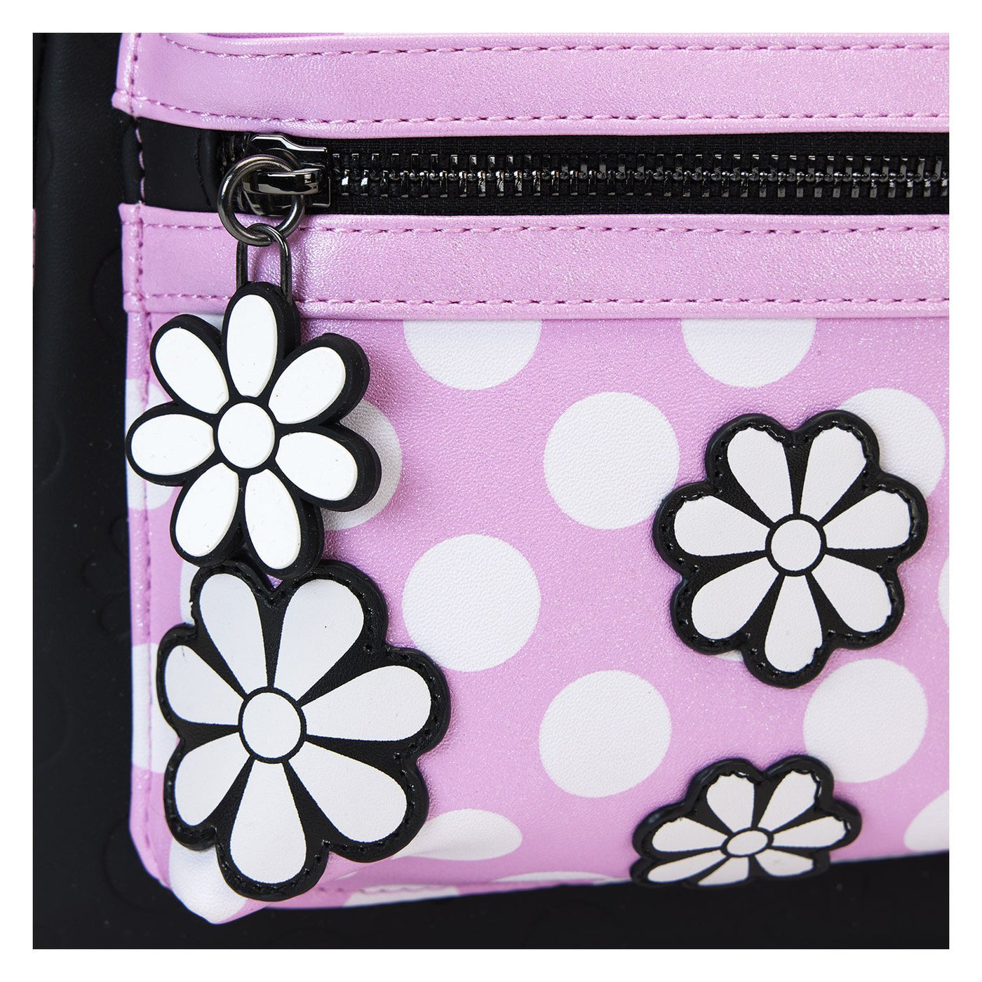 Loungefly Disney Minnie Mouse Floral Rock the Dots Mini Backpack