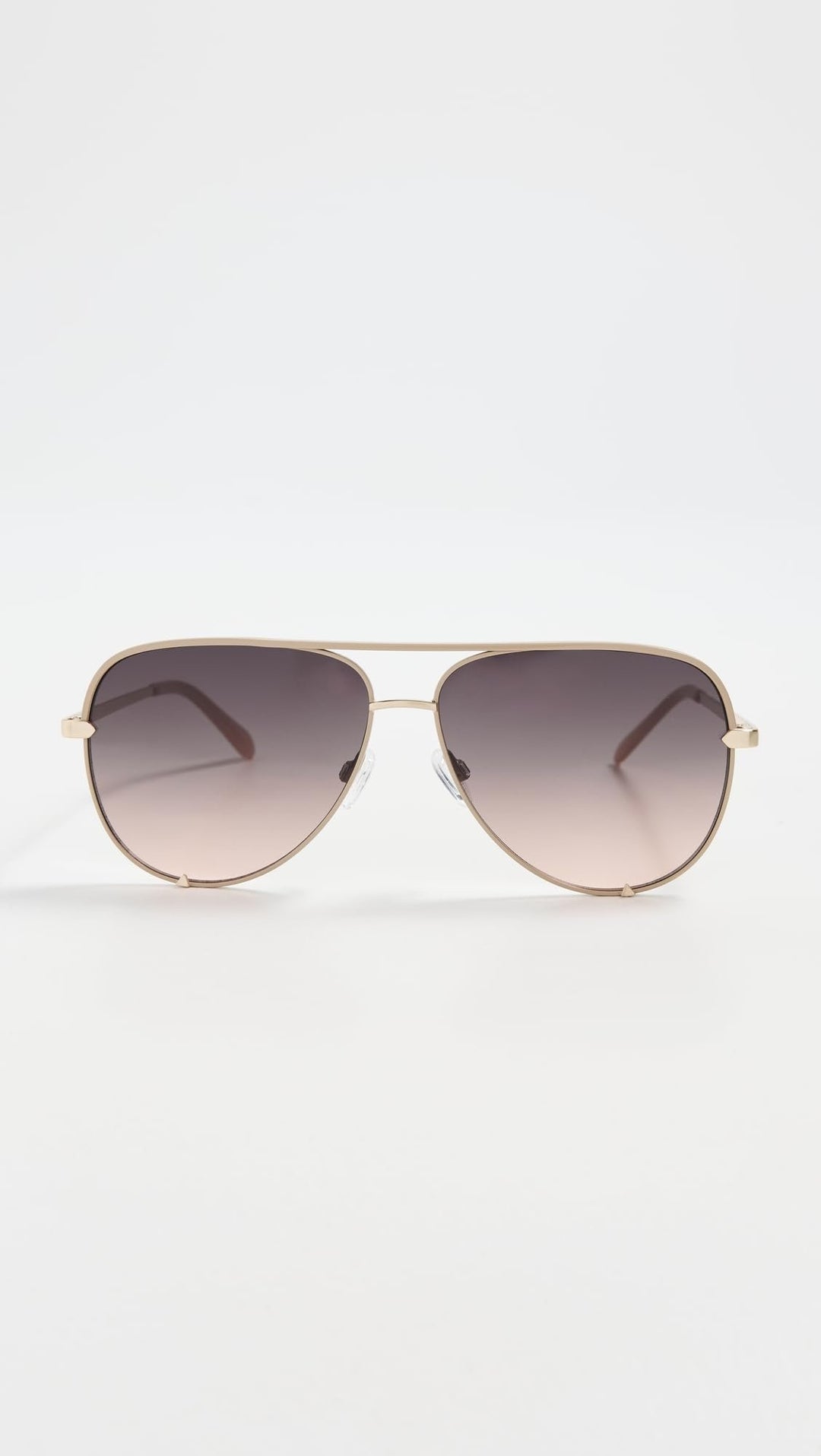 Quay Australia Unisex High Key Wire Frame Aviator Sunglasses