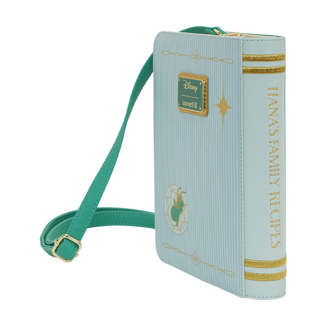 Loungefly Disney Princess and the Frog Princess Tiana Recipe Book Crossbody Bag