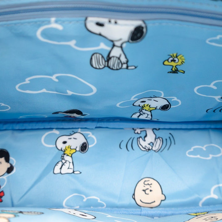 Whatever Makes You Happy Peanuts 75th Anniversary Snoopy “Happiness Is a Good Friend” Bowler Bag