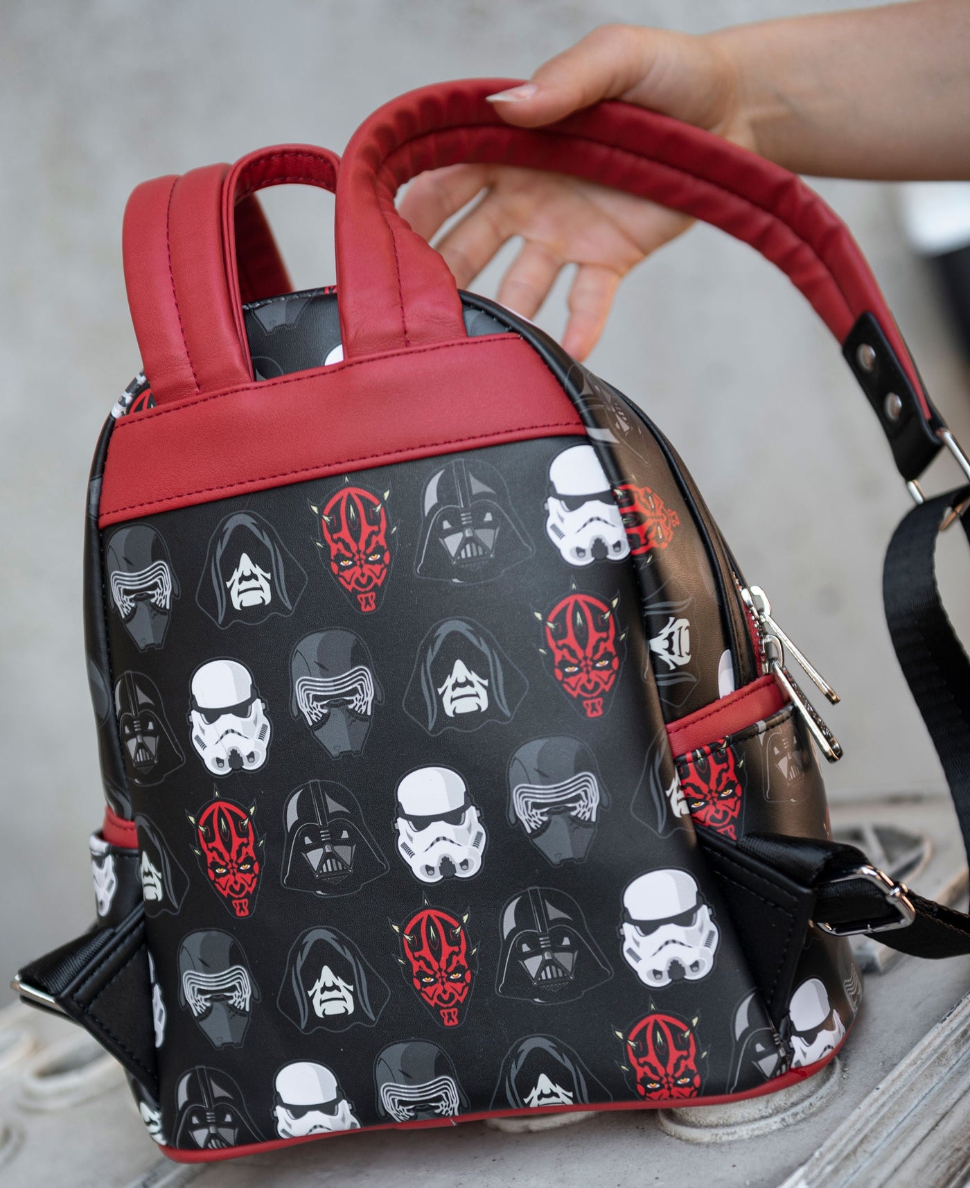 707 Street Exclusive -  Loungefly Star Wars Sith Villains Backpack - IRL Back