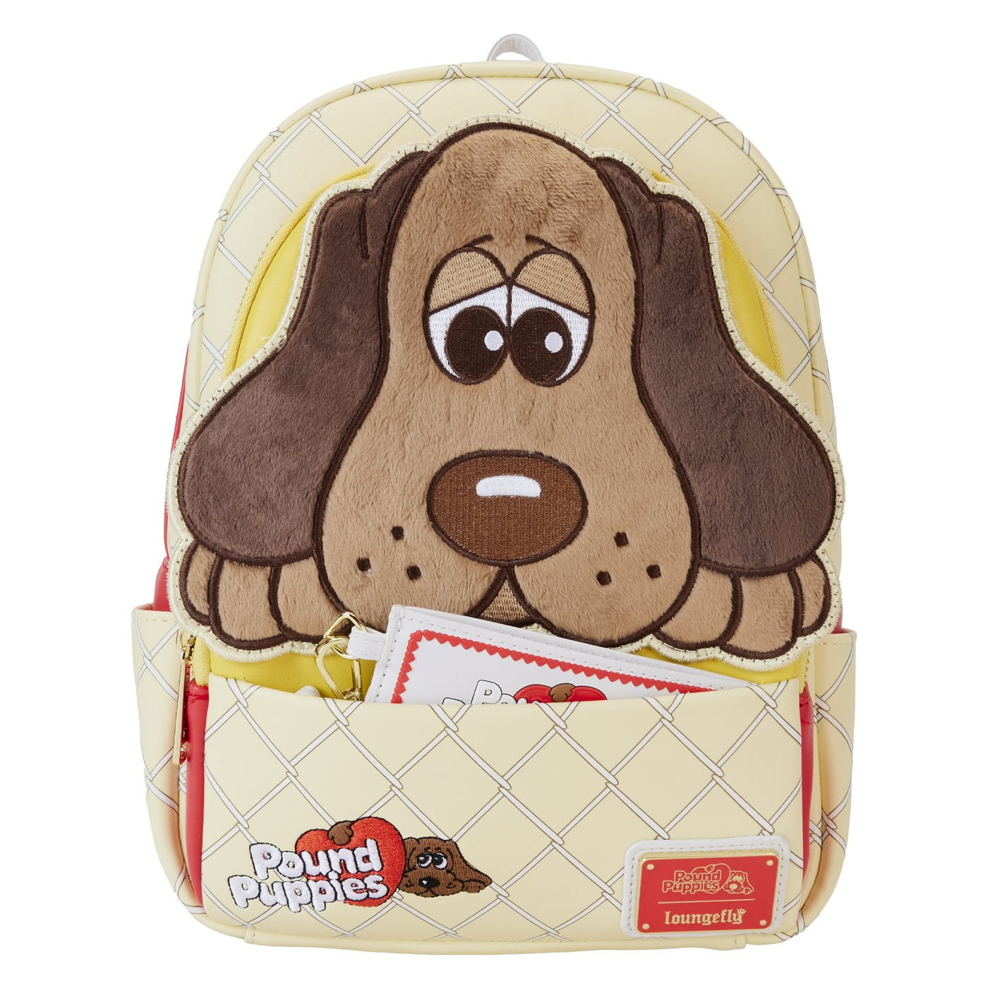 PUPBK0001 - Loungefly Hasbro Pound Puppies 40th Anniversary Mini Backpack - Front