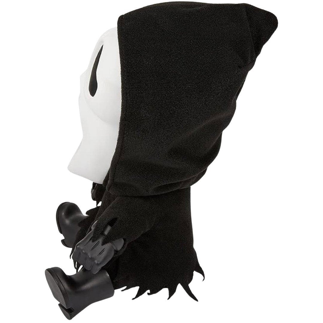 Kidrobot Scream 8" Ghost Face Glow in The Dark Roto Phunny Plush - left profile
