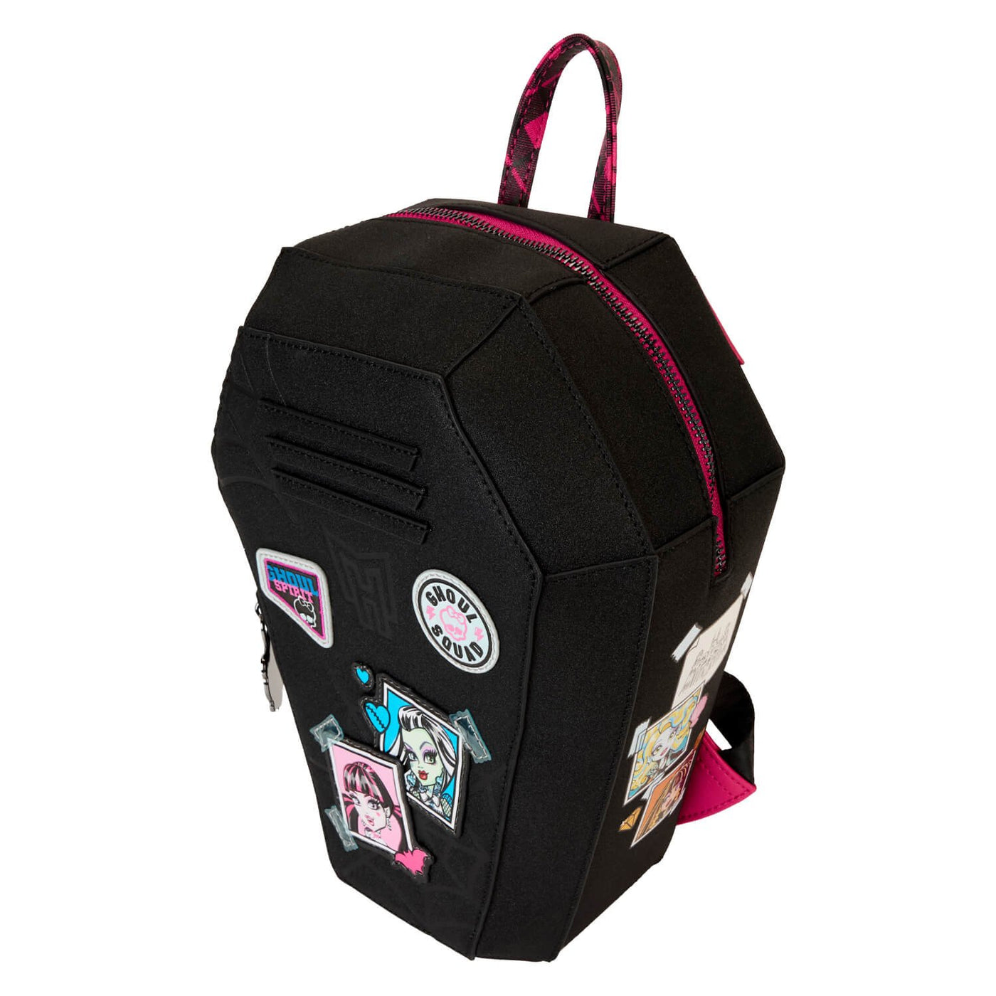 Loungefly Mattel Monster High Crypt Locker Room Mini Backpack  - Top Angle