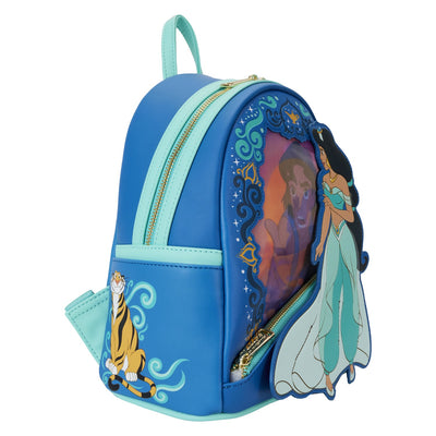 Loungefly Disney Princess Jasmine Lenticular Mini Backpack - Alternate Side Pocket View
