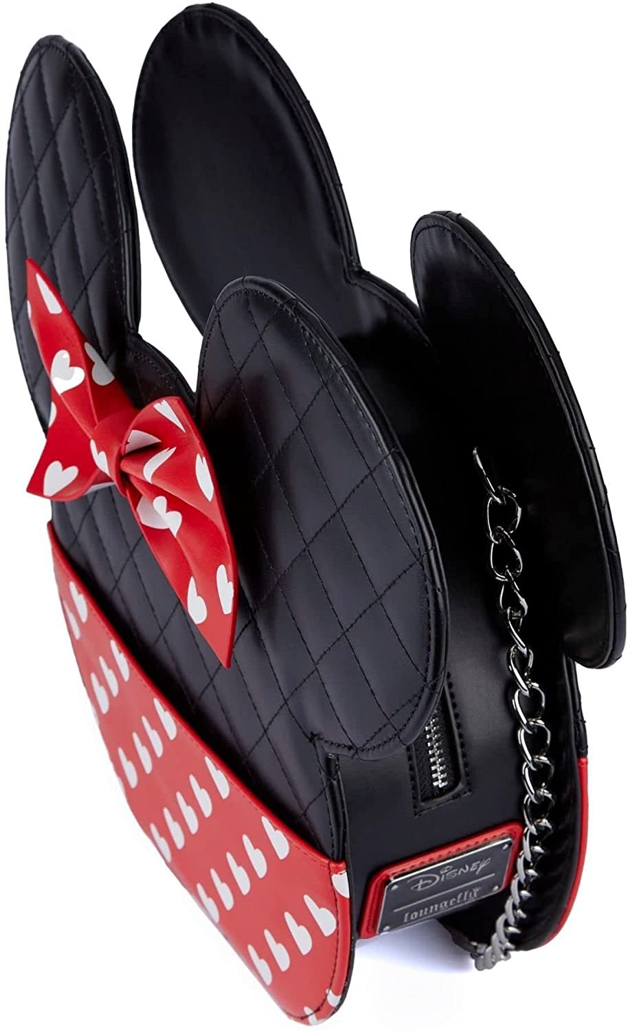 Loungefly Disney Mickey And Minnie Valentines Reversible Crossbody Bag