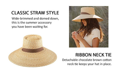 Lack of Color Women's Paloma Wide-Brimmed Straw Sun Hat