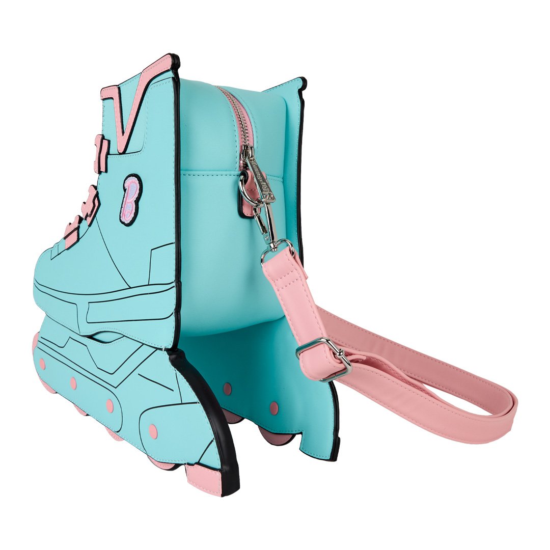 Loungefly Mattel Classic Barbie Figural Skate Crossbody Bag