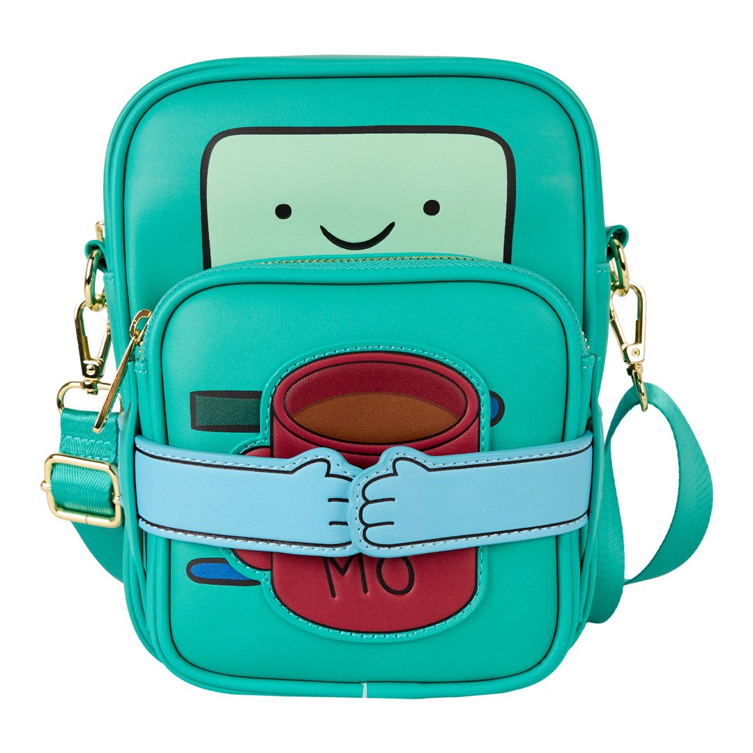 Loungefly Warner Brothers Adventure Time BMO Crossbuddies® Cosplay Crossbody Bag With Coin Bag