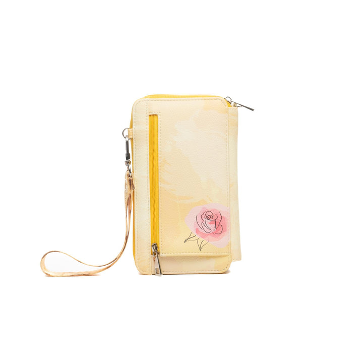 Wondapop Disney Beauty And The Beast Belle Crossbody Wallet Cell Phone Wristlet