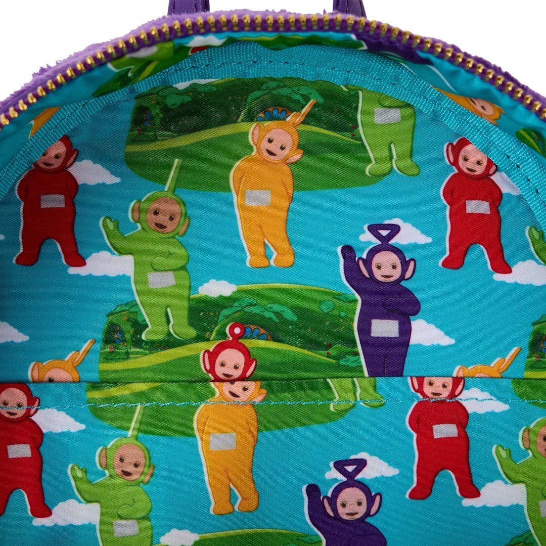 Loungefly CPLG Teletubbies Tinky-Winky Plush Cosplay Light Up Mini Backpack