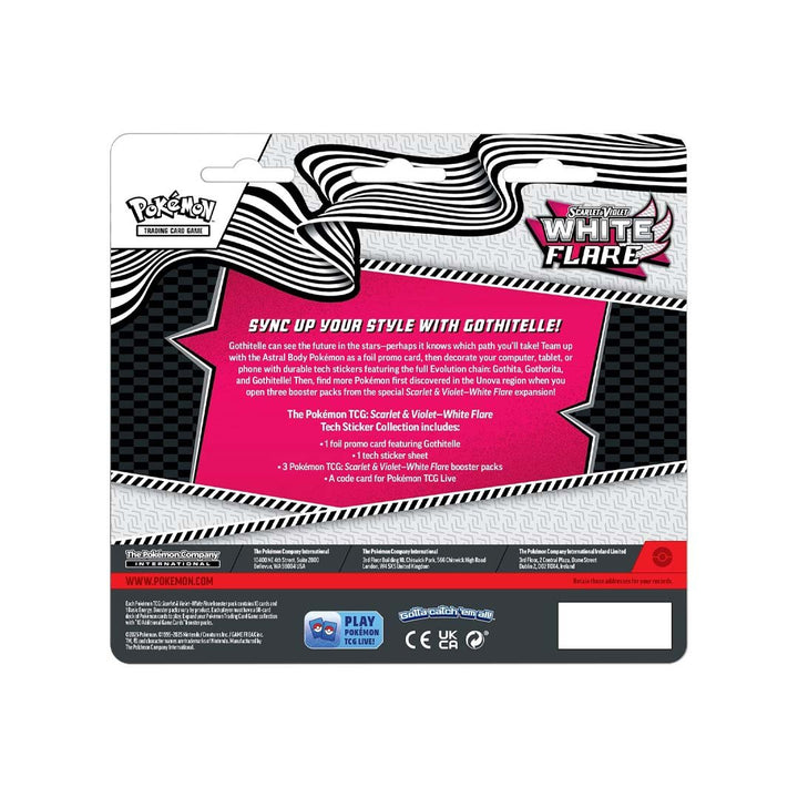 Pokémon TCG Scarlet & Violet 10.5 White Flare Tech Sticker Blister – 707  Street