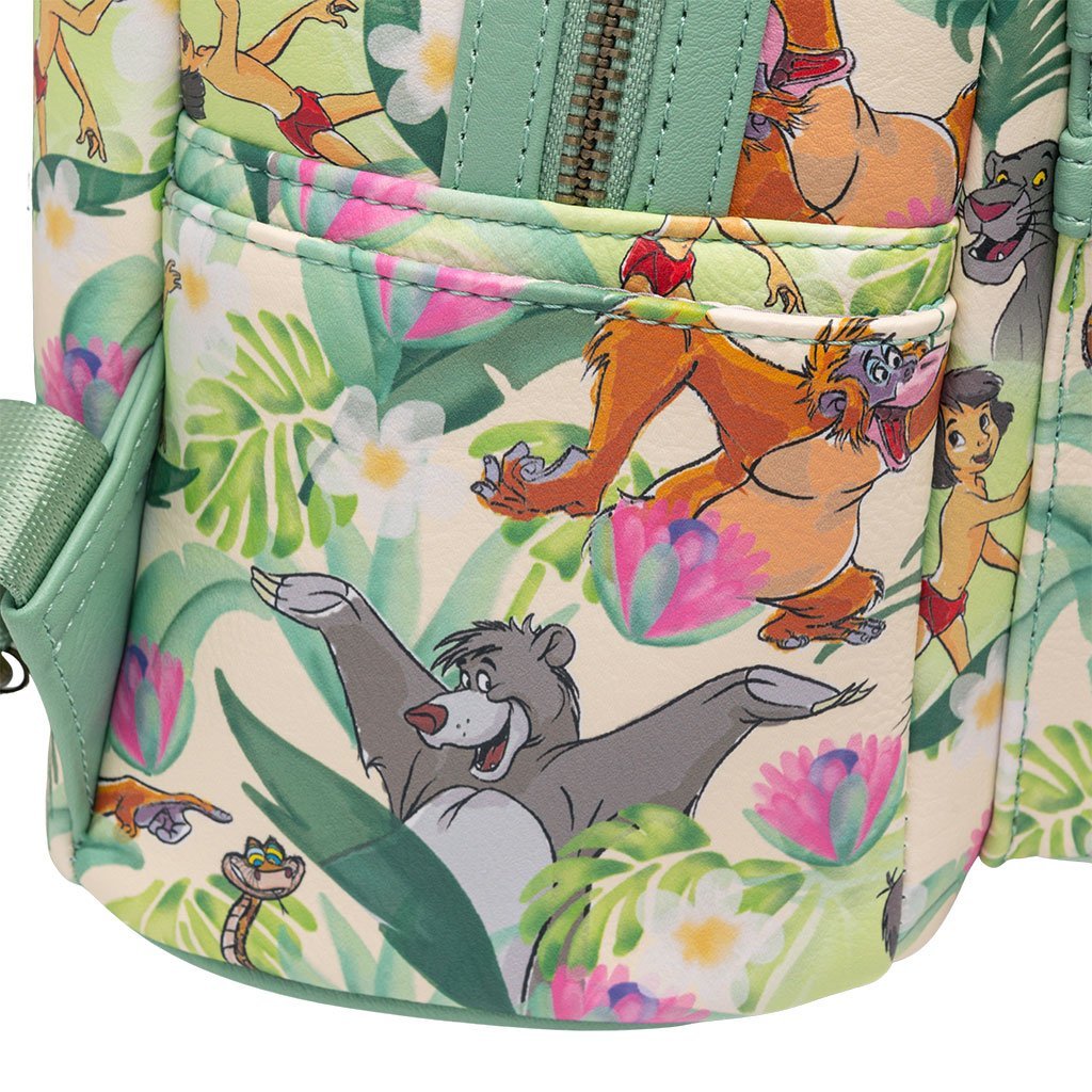 Loungefly x Disney Jungle Book All Over Print Backpack RARE NWOT Loungefly Disney The Jungle Book Mini Backpack  main image 2