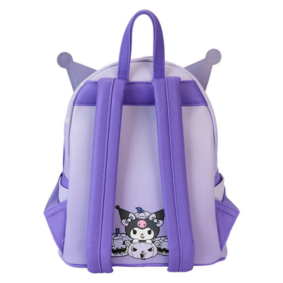 Loungefly Sanrio Kuromi Pumpkin Mini Backpack - rear