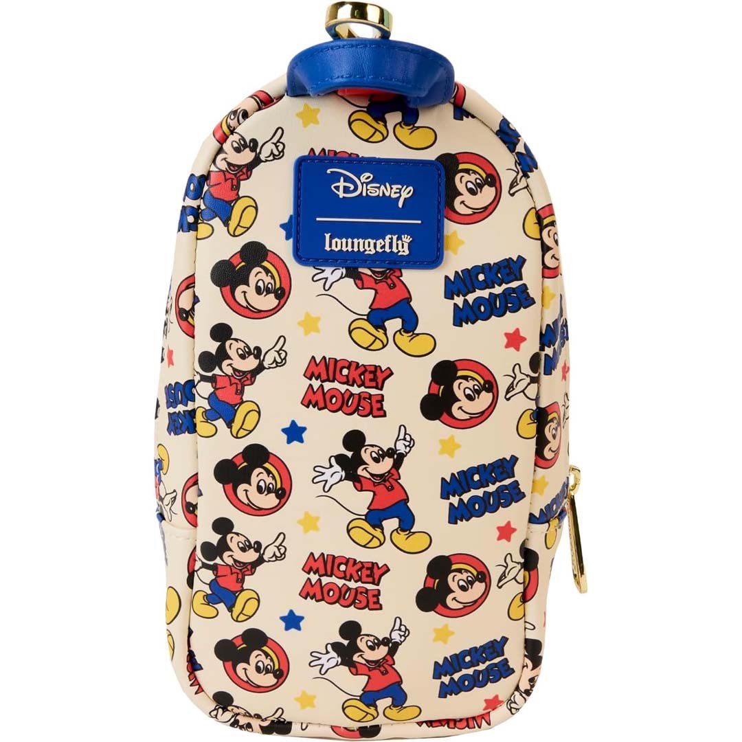 Loungefly Mickey Mouse Classic All-Over Print Stationery Mini Backpack Pencil Case