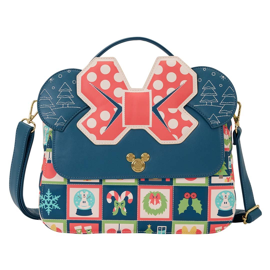 Loungefly Disney Minnie Mouse Holiday Crossbody Bag