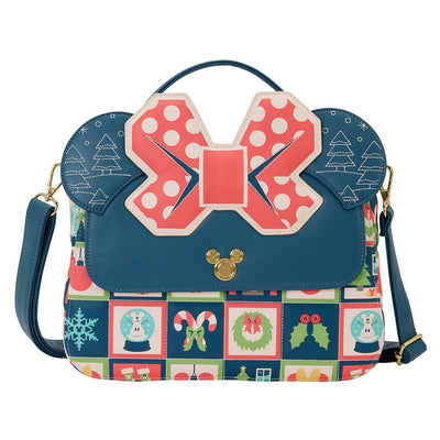 Loungefly Disney Minnie Mouse Holiday Crossbody Bag