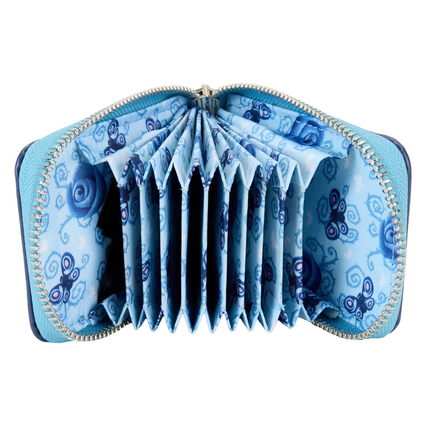 Loungefly Warner Brothers Corpse Bride Wedding Cake Accordion Wallet - Open Accordion