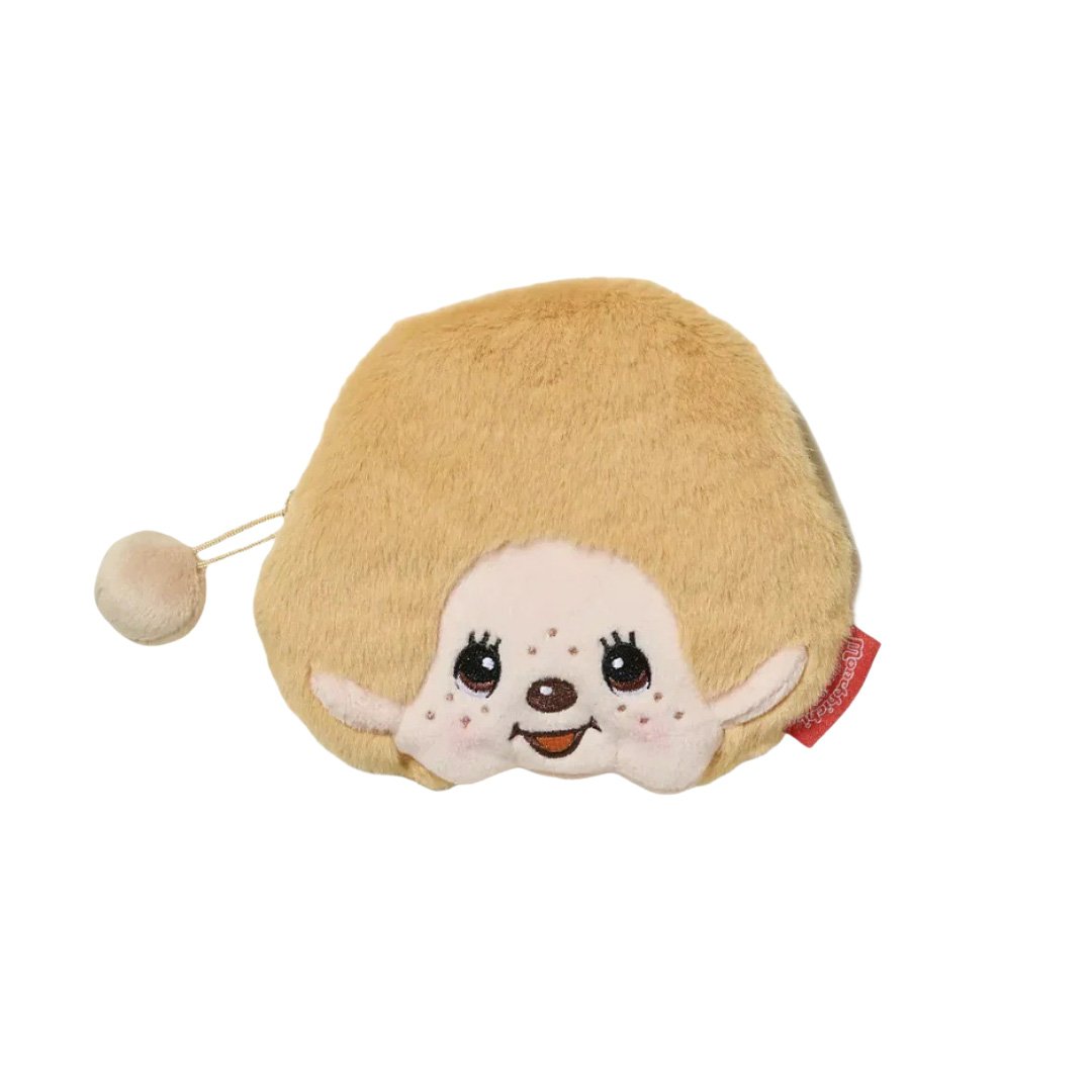 Monchhichi Beige Boy 4.5" Plush Coin Purse