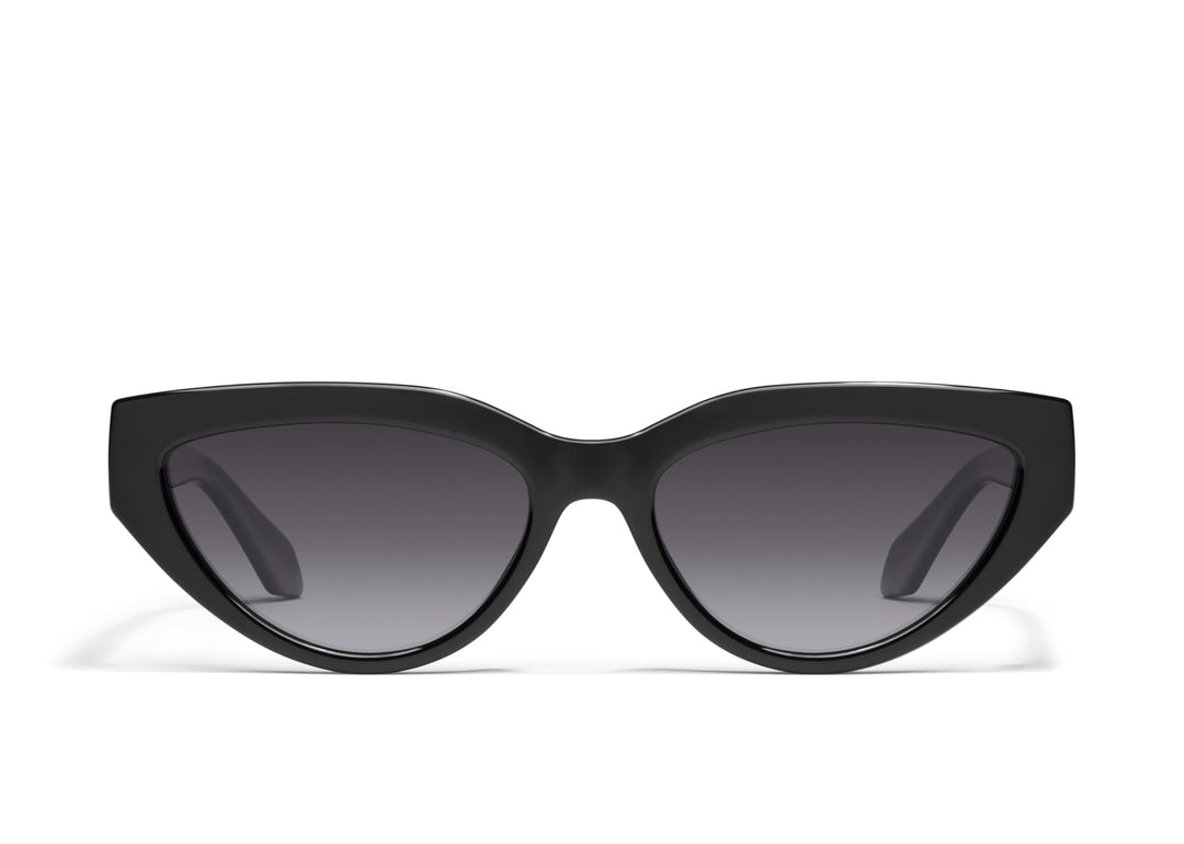 Quay Cat Eye Sunglasses, Glass/Smoke, Large