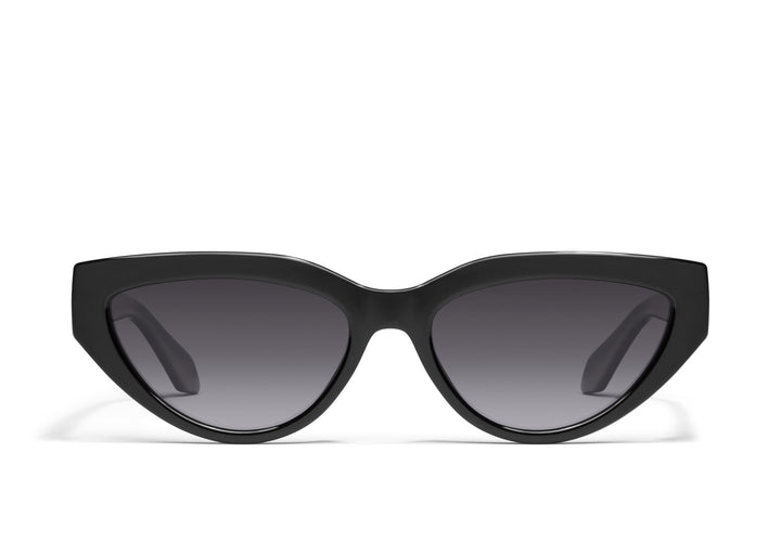 Quay Cat Eye Sunglasses, Glass/Smoke, Large