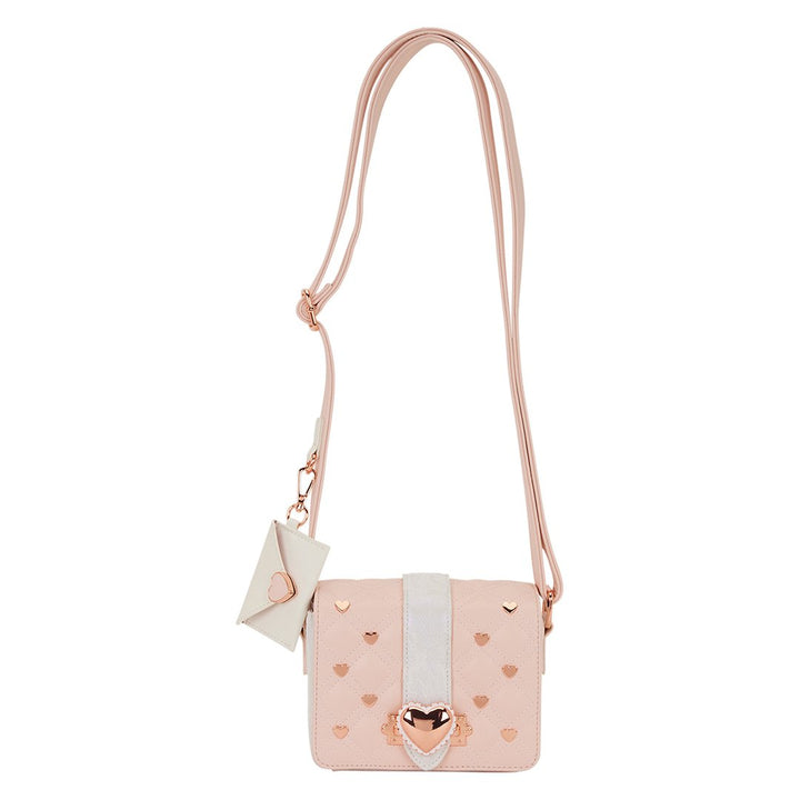 Loungefly Heart Envelope Crossbody Bag with Bag Charm