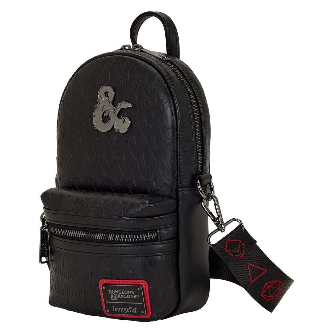 Loungefly Hasbro Dungeons &amp; Dragons Sling Crossbody Bag with Coin Bag