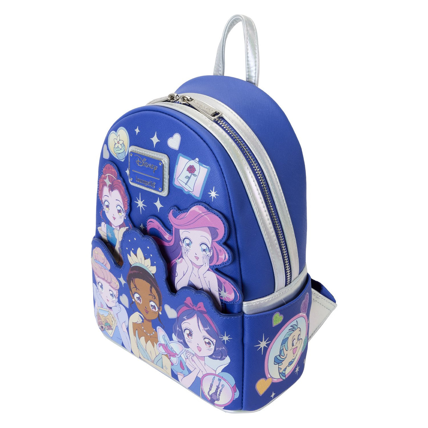 Loungefly Disney Princess Manga Style Mini Backpack - Top View