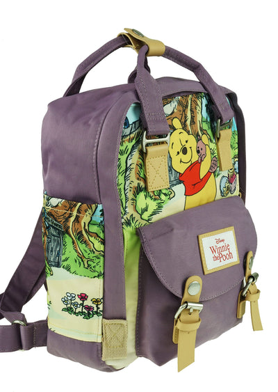 KBNL Disney Winnie the Pooh 12" Nylon Mini Backpack - Angle