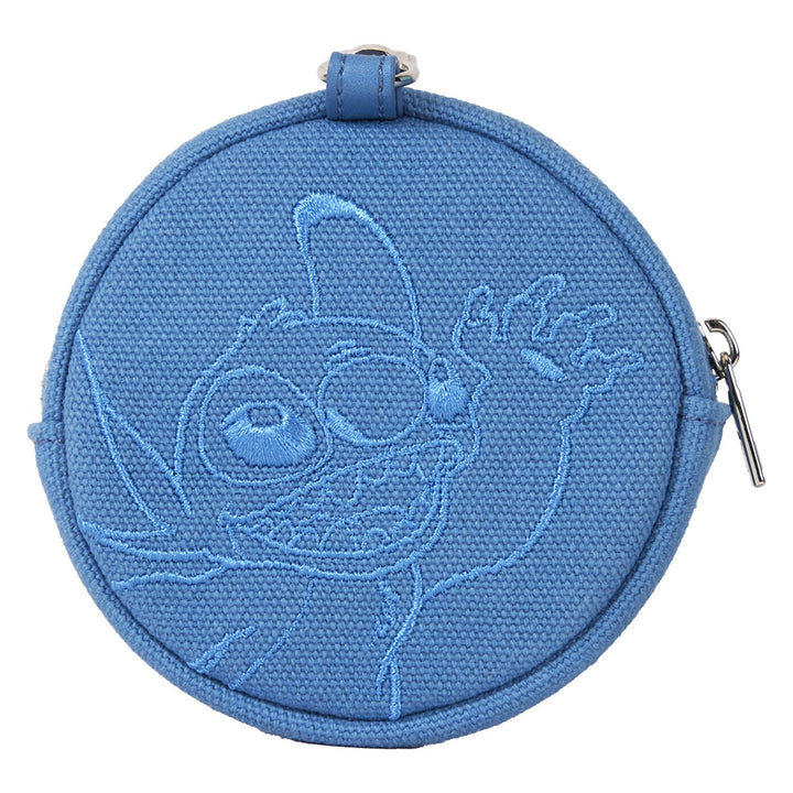 Loungefly Disney Stitch Ohana Canvas Convertible Belt Bag with Coin Bag